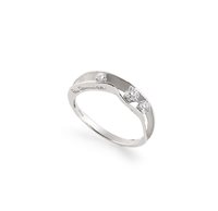 Anello Annamaria Cammilli Donna Dune in Oro bianco Diamante 0.20 Ct GAN0965W - GAN0965W